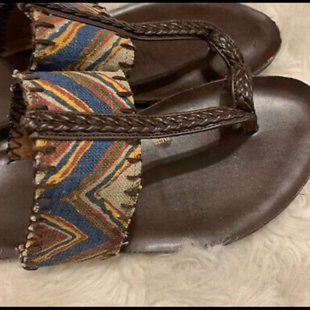 Lucky Brand braided toe ring harmony sandals